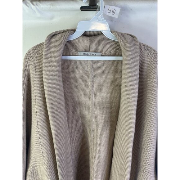 M.M. LaFleur Merino Wool Wrap Belt Cardigan Sweater - Picture 5 of 9